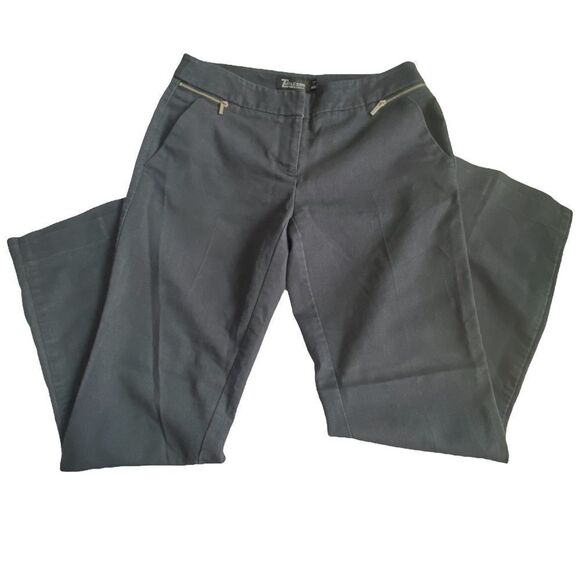 NY & Co. | Women’s 7th Avenue Gray Pants, Size 2 - Picture 2 of 7